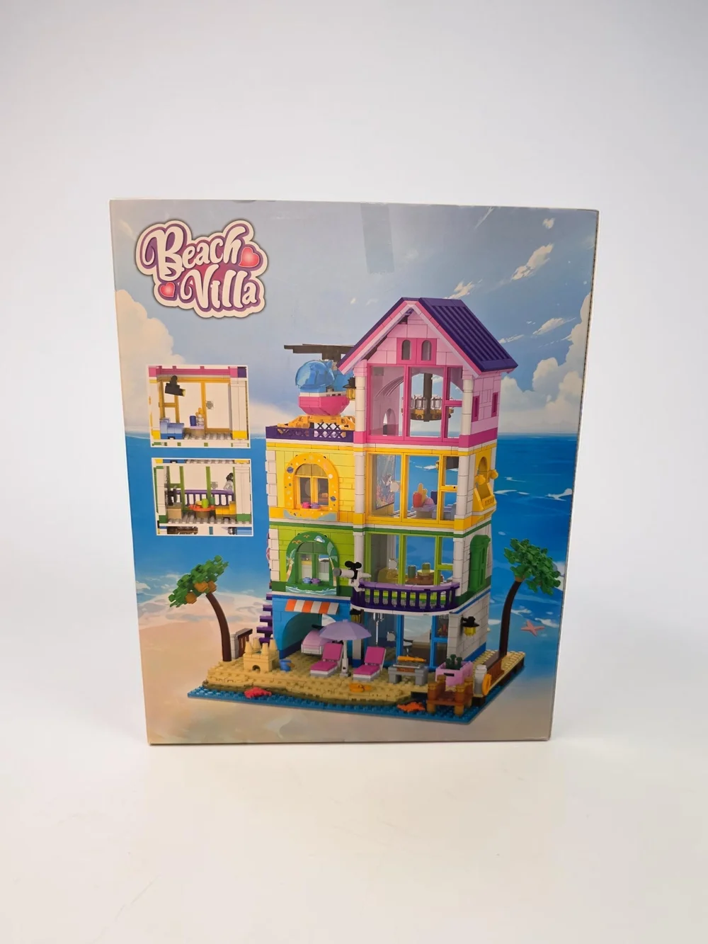 NEW Beach Villa 1346-Piece Building Block Set PJM-008 Beach House